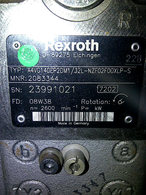 Kolben Revisión, Mantenimiento, Reparación Bomba Rexroth A4VG140A4VG140EP4D1/32R-NSF02F001SH-S