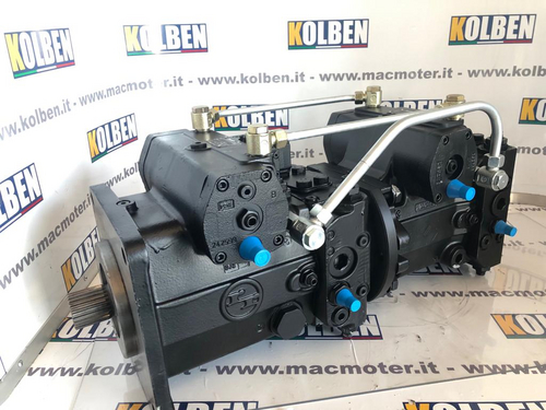 Kolben Taller mecánico Mantenimiento rápido Bomba Hidráulica Tandem Rexroth A4VG180HD1MT1/32R + A4VG125DGDMT1/32R