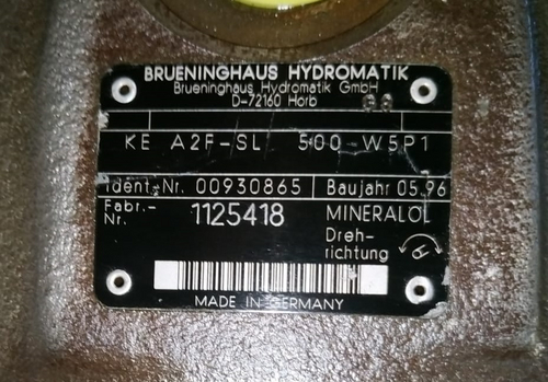 Kolben Revisión, Mantenimiento, Reparación Motor Brueninghaus Hydromatik A2F-SL500W5P1