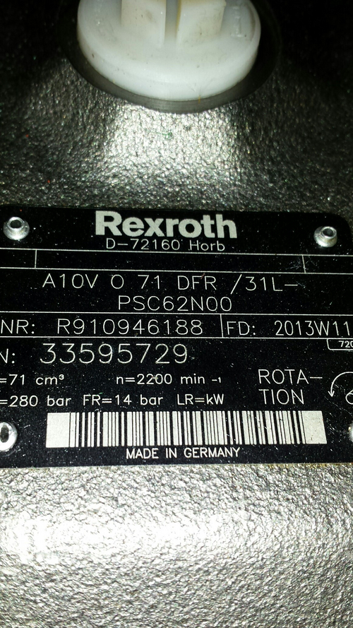 Pompa Rexroth A10VO71 DFR/31L