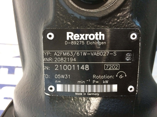 Motore Rexroth A2FM63/61W-VAB027-S