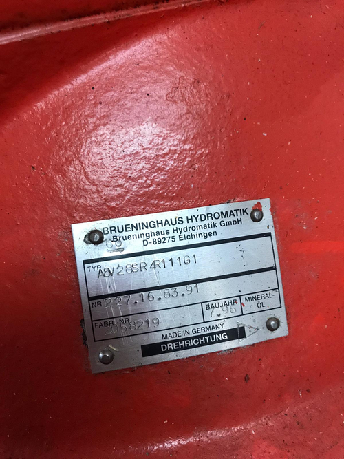 Pompa A8V28SR4R111G1 per escavatore FAI O&K